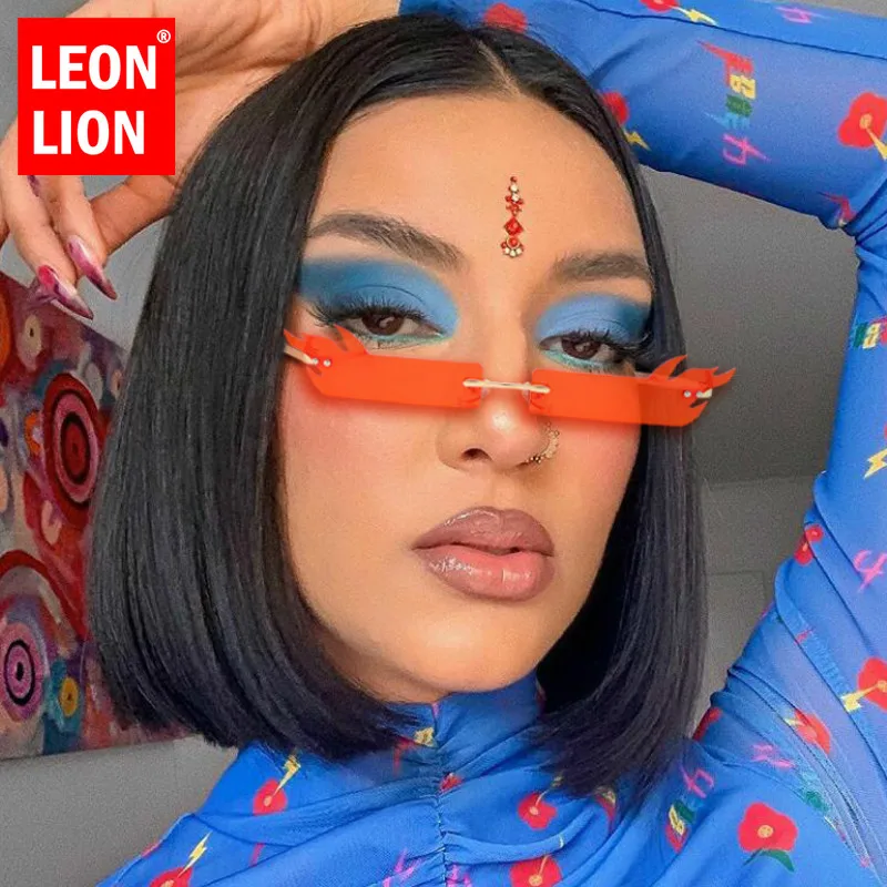 LeonLion 2021 New Square Sunglasses Women Flame Glasses Women/Men Funny Vintage Glasses Women Mirror Luxury Gafas De Sol Mujer
LeonLion 2021 New Square Sunglasses Women Flame Glasses Women/Men Funny Vintage Glasses Women Mirror Luxury Gafas De Sol Mujer
