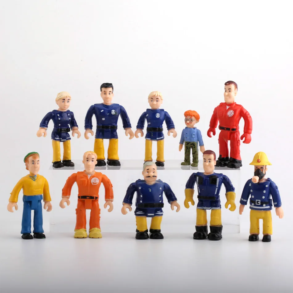 10pcs/bag British Cartoon Anime Fireman Sam Steele Elvis Penny Norman Action Figures boys Figurine Decor children toys gift
10pcs/bag British Cartoon Anime Fireman Sam Steele Elvis Penny Norman Action Figures boys Figurine Decor children toys gift