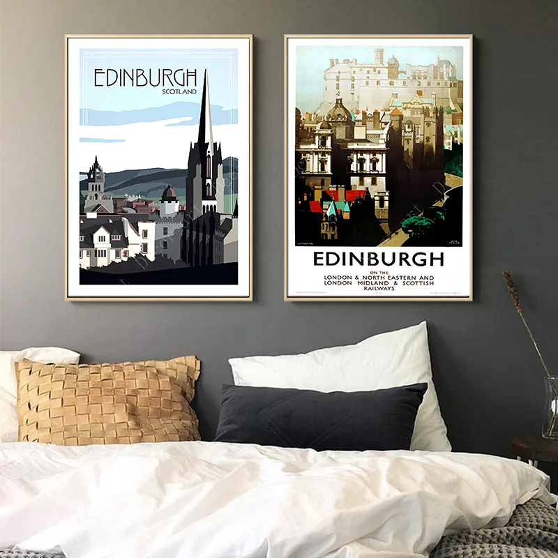 Edinburgh United Kingdom Europe Vintage Travel Posters Canvas Paintings Kraft Poster Coated Wall Sticker Home Decoration Gift
Edinburgh United Kingdom Europe Vintage Travel Posters Canvas Paintings Kraft Poster Coated Wall Sticker Home Decoration Gift