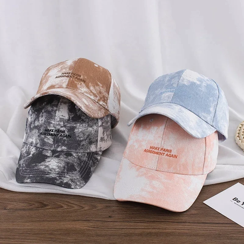 Hat Spring Female Street Graffiti Tie-Dyed Baseball Cap Versatile Letters Embroidered Cap Male Korean Version Sun Hat Tide
Hat Spring Female Street Graffiti Tie-Dyed Baseball Cap Versatile Letters Embroidered Cap Male Korean Version Sun Hat Tide