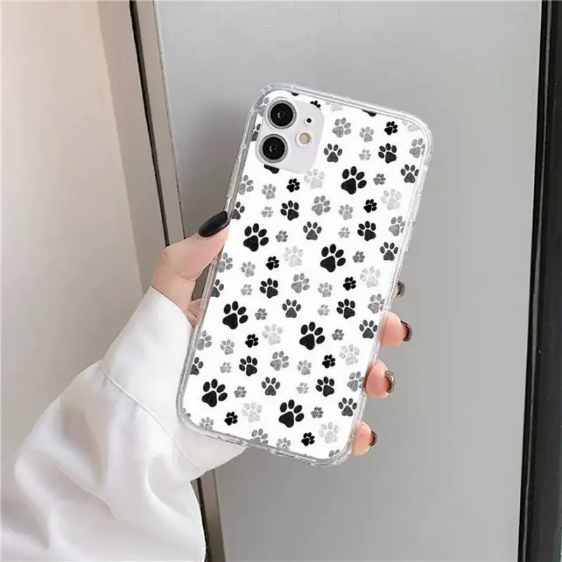 Dog cute paw art Phone Case Transparent for iPhone 11 12 mini pro XS MAX 8 7 6 6S Plus X 5S SE 2020 XR
Dog cute paw art Phone Case Transparent for iPhone 11 12 mini pro XS MAX 8 7 6 6S Plus X 5S SE 2020 XR