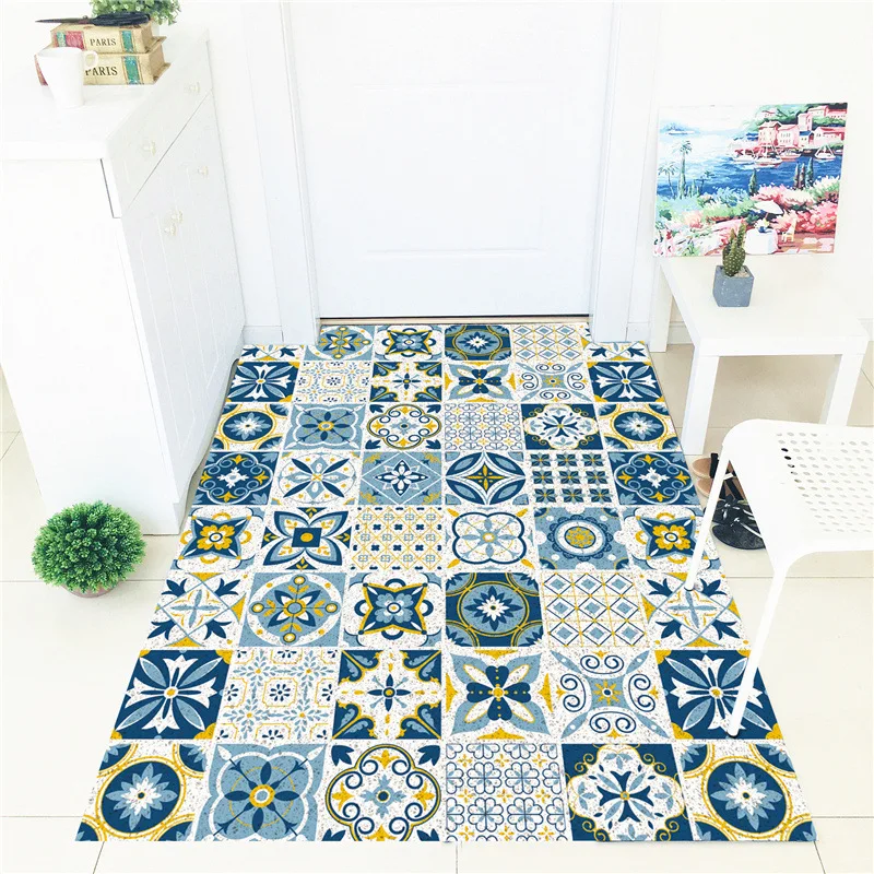 Geometric Porch Entrance Doormat Hallway Bath Non-Slip Carpets for Living Room Floor Mat Mud-removing Sand-stripping Area Rugs
Geometric Porch Entrance Doormat Hallway Bath Non-Slip Carpets for Living Room Floor Mat Mud-removing Sand-stripping Area Rugs