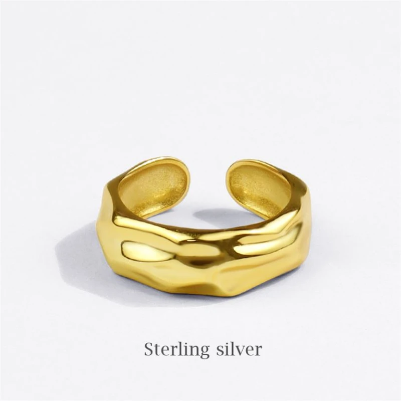 Season Gate Silver Color Fashion Personality Gold Color Bump Cool Water Ripple Adjustable Size Open Rings For Women Jewelry
Season Gate Silver Color Fashion Personality Gold Color Bump Cool Water Ripple Adjustable Size Open Rings For Women Jewelry