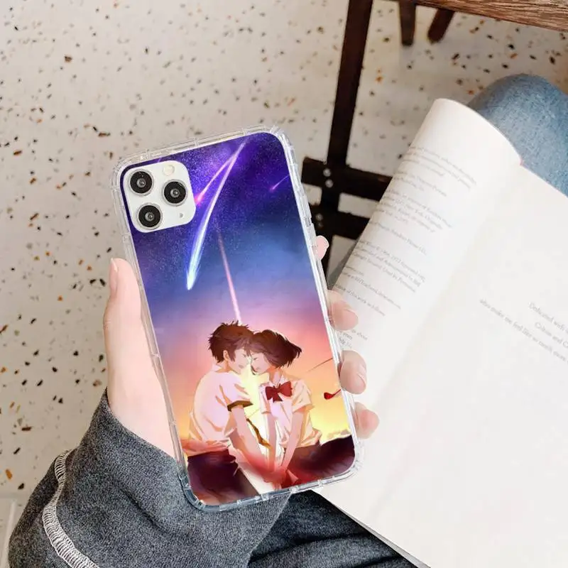 Japan anime Your Name movie Phone Case Transparent soft For iphone 5 5s 5c se 6 6s 7 8 11 12 plus mini x xs xr pro max 
Japan anime Your Name movie Phone Case Transparent soft For iphone 5 5s 5c se 6 6s 7 8 11 12 plus mini x xs xr pro max