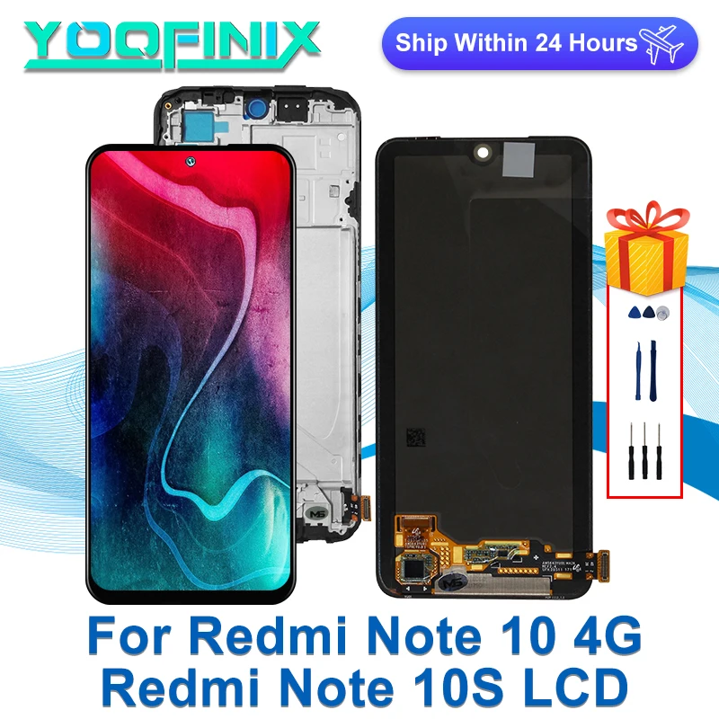ЖК-дисплей Super AMOLED для Xiaomi Redmi Note 10 4G, сенсорный экран с дигитайзером, запасные части для Redmi Note 10S, ЖК-дисплей
ЖК-дисплей Super AMOLED для Xiaomi Redmi Note 10 4G, сенсорный экран с дигитайзером, запасные части для Redmi Note 10S, ЖК-дисплей