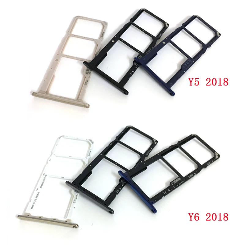 New Sim Card Tray For Huawei Y5 2018 Y6 Prime 2018 SIM Card Tray Slot Holder Replacement Part
New Sim Card Tray For Huawei Y5 2018 Y6 Prime 2018 SIM Card Tray Slot Holder Replacement Part