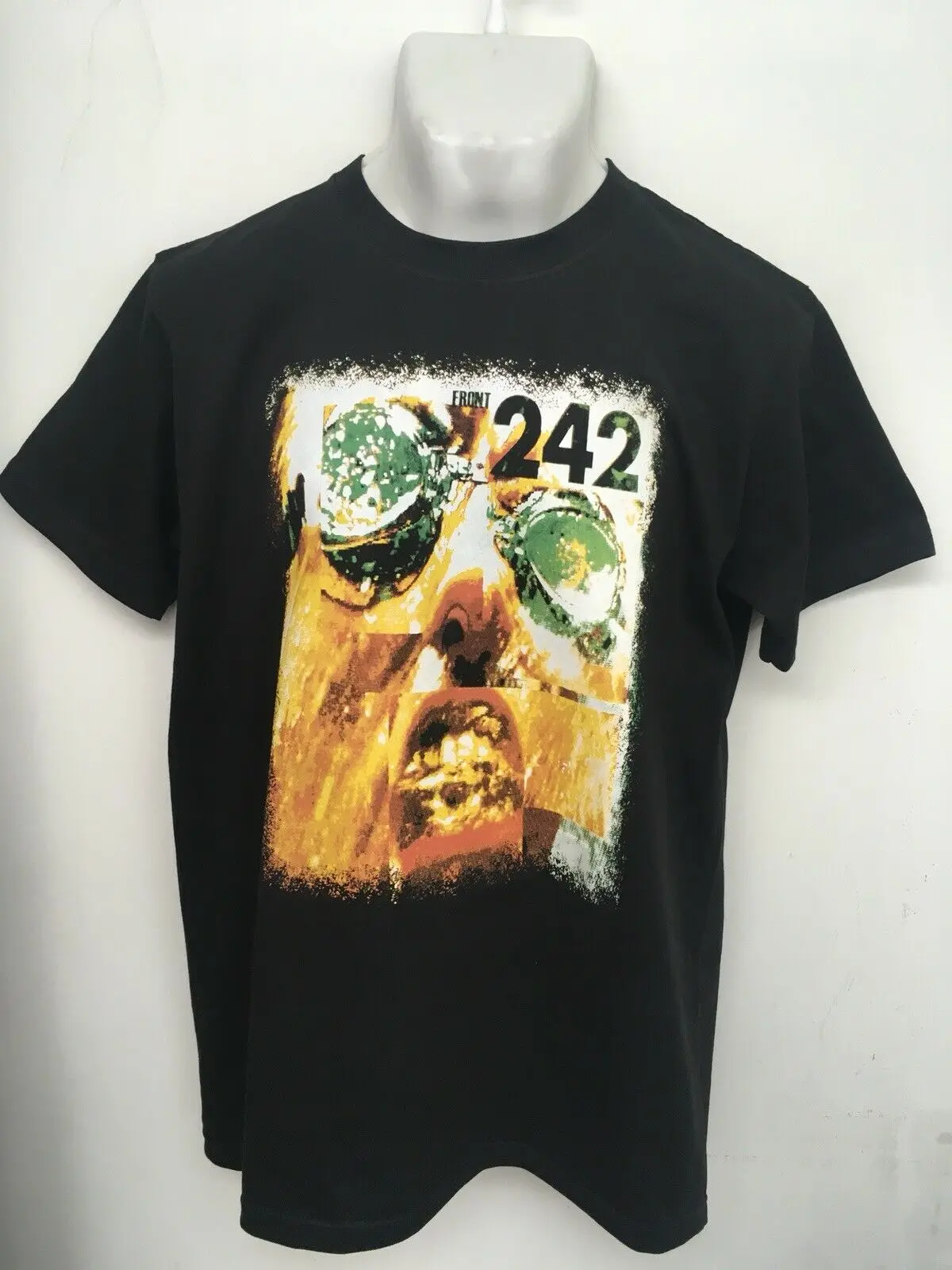Передняя 242 футболка Размер Xl Wax Trax Zoth Ommog Wumpscut Ebm министерства Laibach | Мужская одежда