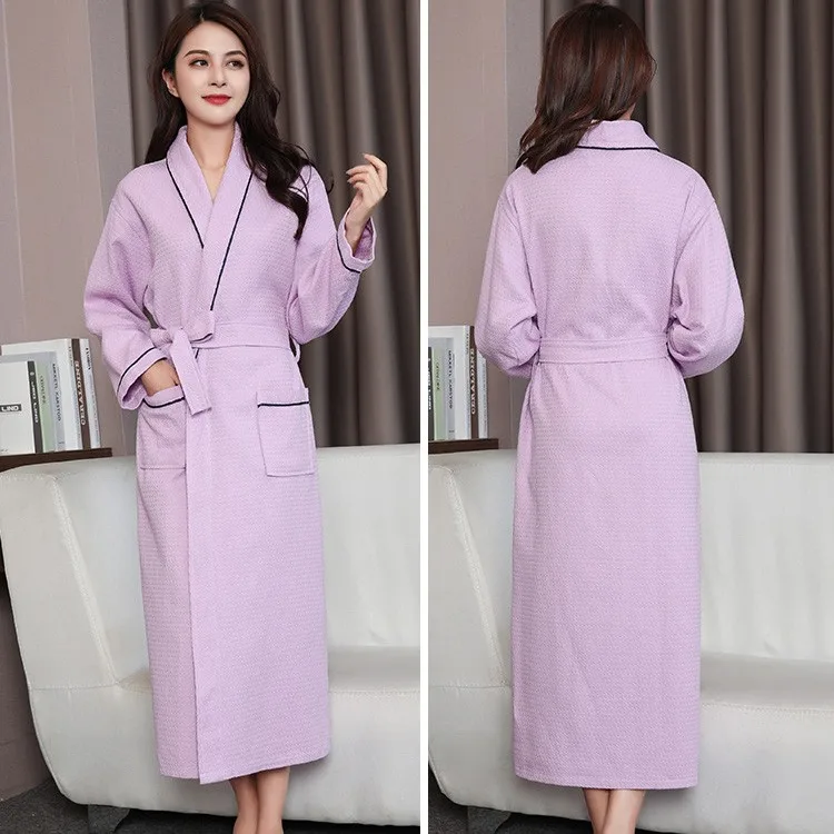 Waffle ROBE Nightwear Intimate Lingerie Autumn New Sexy Sleepwear Kimono Gown Long Sleeve Homewear Women Green Nightgown
Waffle ROBE Nightwear Intimate Lingerie Autumn New Sexy Sleepwear Kimono Gown Long Sleeve Homewear Women Green Nightgown