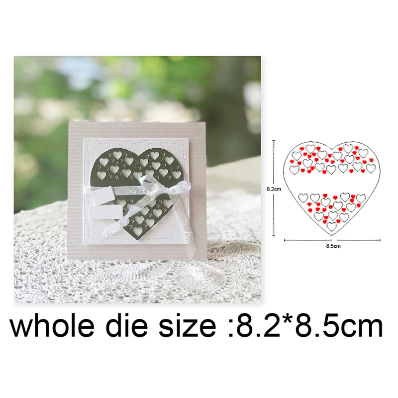 2020 new Metal dies Hollow Heart Frame Cutting Dies Scrapbooking dies Decorations Embossing Album Paper Cards Making Crafts Dies
2020 new Metal dies Hollow Heart Frame Cutting Dies Scrapbooking dies Decorations Embossing Album Paper Cards Making Crafts Dies