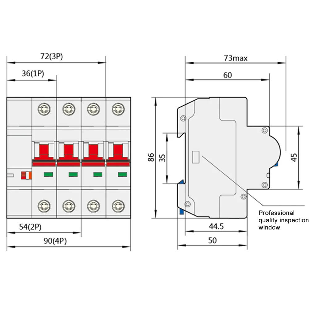Electric Wireless WIFI Smart Remote Control Automatic Switch Circuit Breaker Anti Interference Reclosing Overload Protection
Electric Wireless WIFI Smart Remote Control Automatic Switch Circuit Breaker Anti Interference Reclosing Overload Protection
