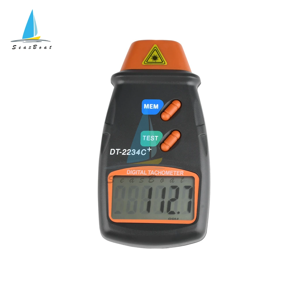 DT2234C+ Non Contact Laser Photo Tachometer Digital RPM Tach Digital Laser Tachometer Speedometer Speed Gauge Tester
DT2234C+ Non Contact Laser Photo Tachometer Digital RPM Tach Digital Laser Tachometer Speedometer Speed Gauge Tester