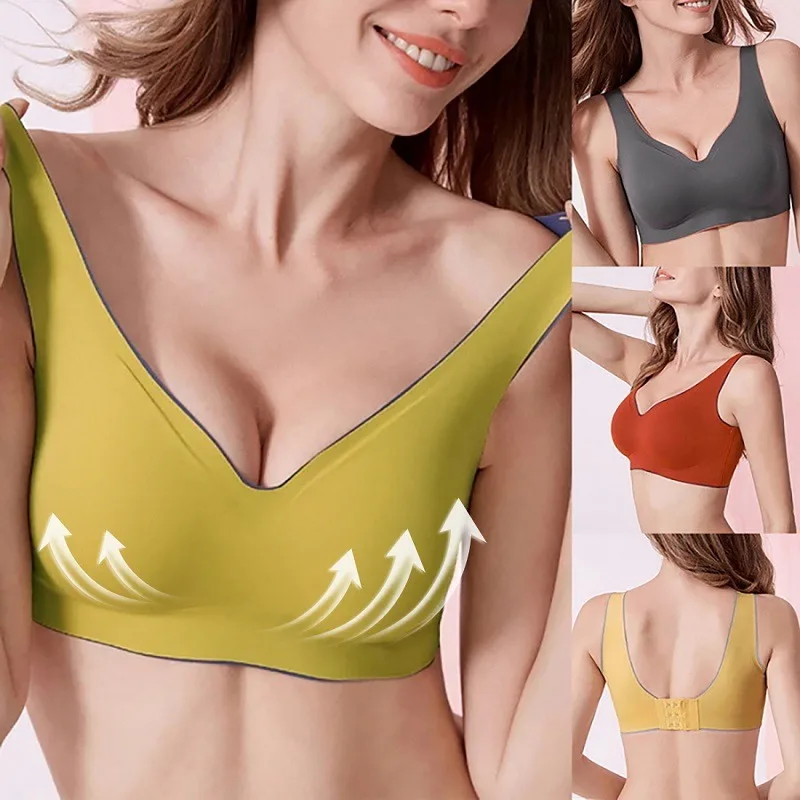 Sportswear Women Sports Wirelfree Bra Plus Size Seamless Push Up bra Yoga Vest Black Gym Padded Bralette Tops Female Underwear
Sportswear Women Sports Wirelfree Bra Plus Size Seamless Push Up bra Yoga Vest Black Gym Padded Bralette Tops Female Underwear