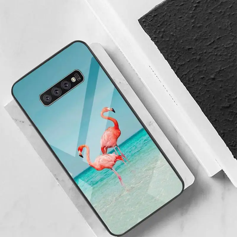 Beautiful Flamingo Phone Case Back Cover For Samsung Cases S20 Plus S10 NOTE 8 9 10 10PRO Tempered Glass Soft Silicone Edge 
Beautiful Flamingo Phone Case Back Cover For Samsung Cases S20 Plus S10 NOTE 8 9 10 10PRO Tempered Glass Soft Silicone Edge