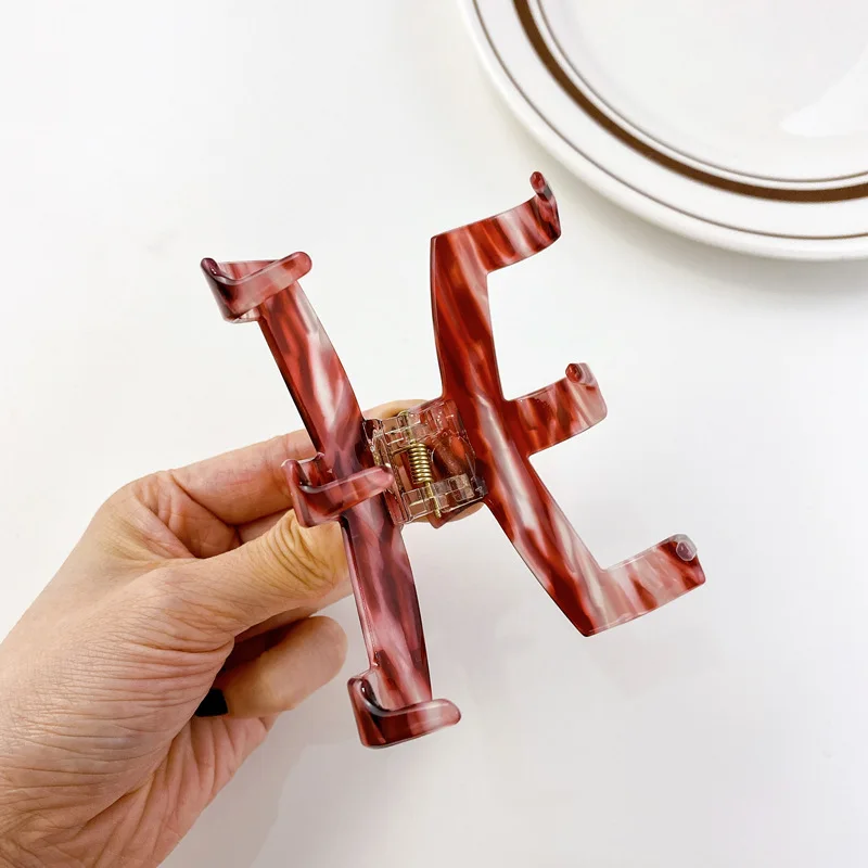 High Quality Geometric Acetate Hair Claws Large M Shape Headband Hair Crabs Clip Grain Hair Clamps For Women Hair Accessories
High Quality Geometric Acetate Hair Claws Large M Shape Headband Hair Crabs Clip Grain Hair Clamps For Women Hair Accessories