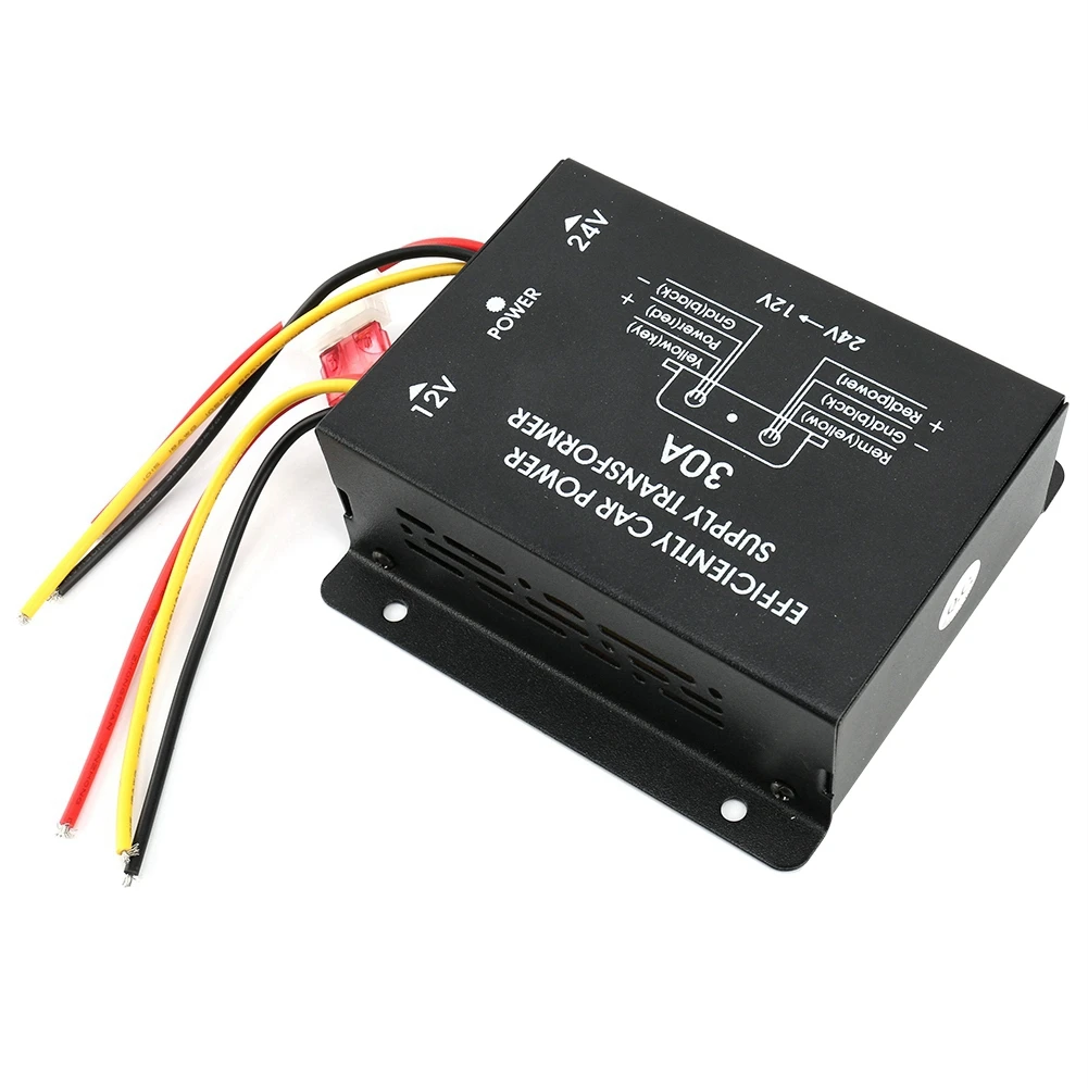 Car Power Supply Step-Down Transformer 24V To 12V Converter 30A Output With Memory Power High To Low Inverter
Car Power Supply Step-Down Transformer 24V To 12V Converter 30A Output With Memory Power High To Low Inverter