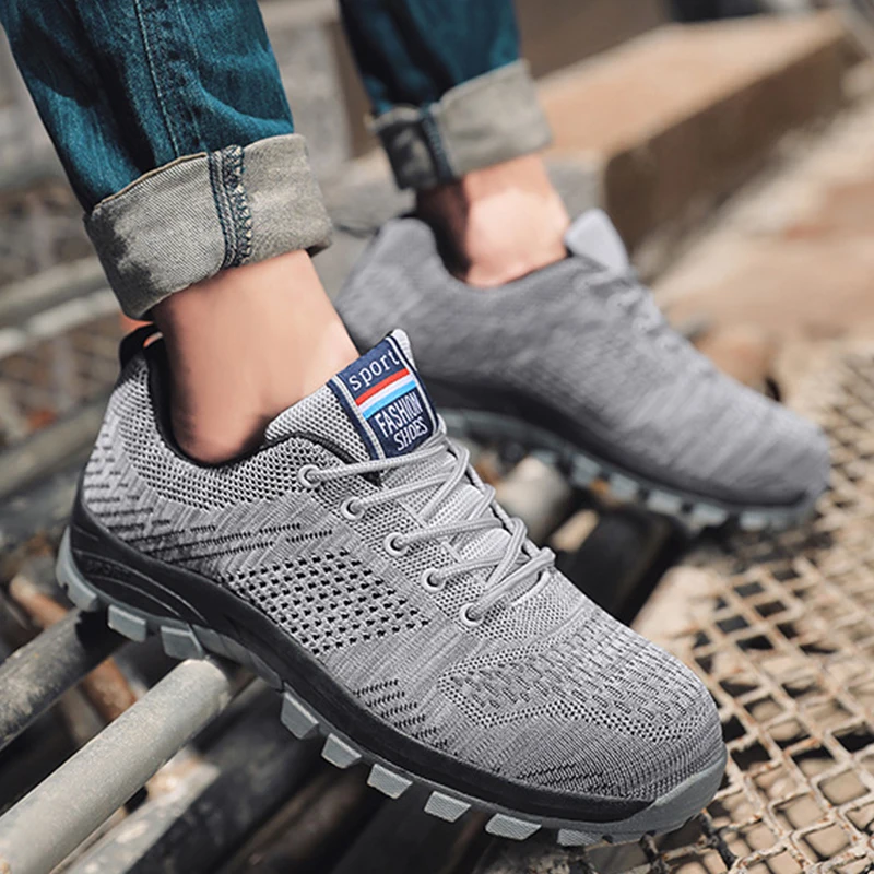 Breathable Men Shoes Male Safety Boots Men's Work Boots Steel Toe Cap Safety Shoes For Men Anti-Puncture Work Shoe Male Sneakers
Breathable Men Shoes Male Safety Boots Men's Work Boots Steel Toe Cap Safety Shoes For Men Anti-Puncture Work Shoe Male Sneakers