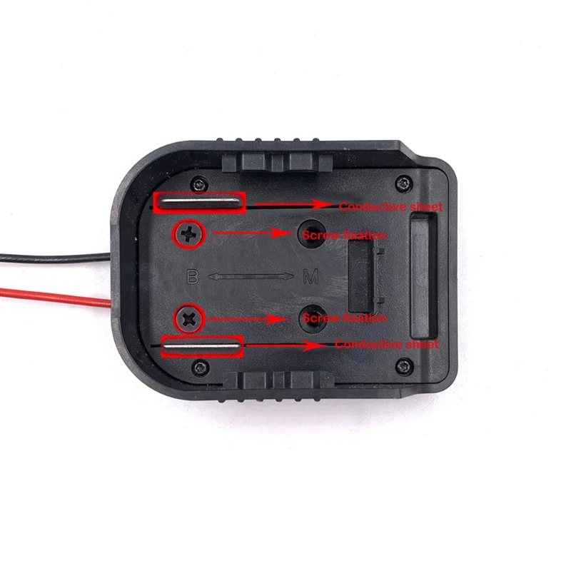 Power Mount with Wires Connector for M18 Battery Dock Holder 12 Awg Wires Reliable Practcial Power Adapter
Power Mount with Wires Connector for M18 Battery Dock Holder 12 Awg Wires Reliable Practcial Power Adapter