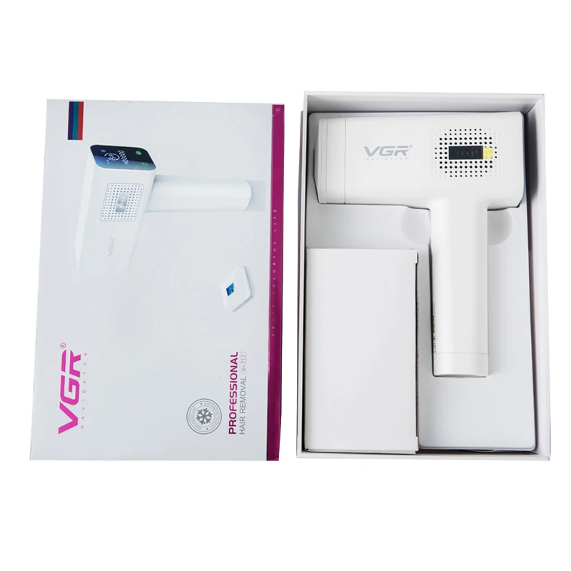 VGR epilator Pulse Light Freezing laser hair removal device painless body hair removal LCD Digital Auto flash
VGR epilator Pulse Light Freezing laser hair removal device painless body hair removal LCD Digital Auto flash