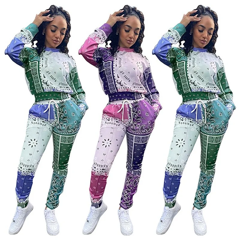 Women Set Autumn and Winter New Fashion Casual Sports Two-piece Suit Women Long Sleeve Print Set Conjunto Feminino Donsignet
Women Set Autumn and Winter New Fashion Casual Sports Two-piece Suit Women Long Sleeve Print Set Conjunto Feminino Donsignet