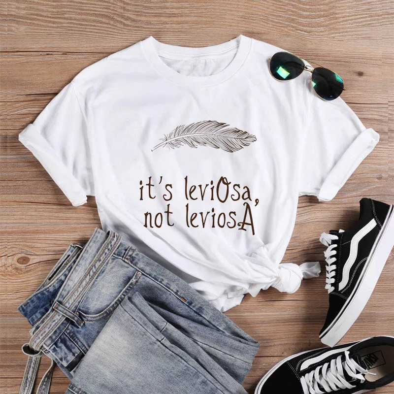 O-neck Women's Tshirt it's leviOsa not leiosA T-shirt Letters tops casual t-shirt Ladies fashion Summer Tshirt
O-neck Women's Tshirt it's leviOsa not leiosA T-shirt Letters tops casual t-shirt Ladies fashion Summer Tshirt