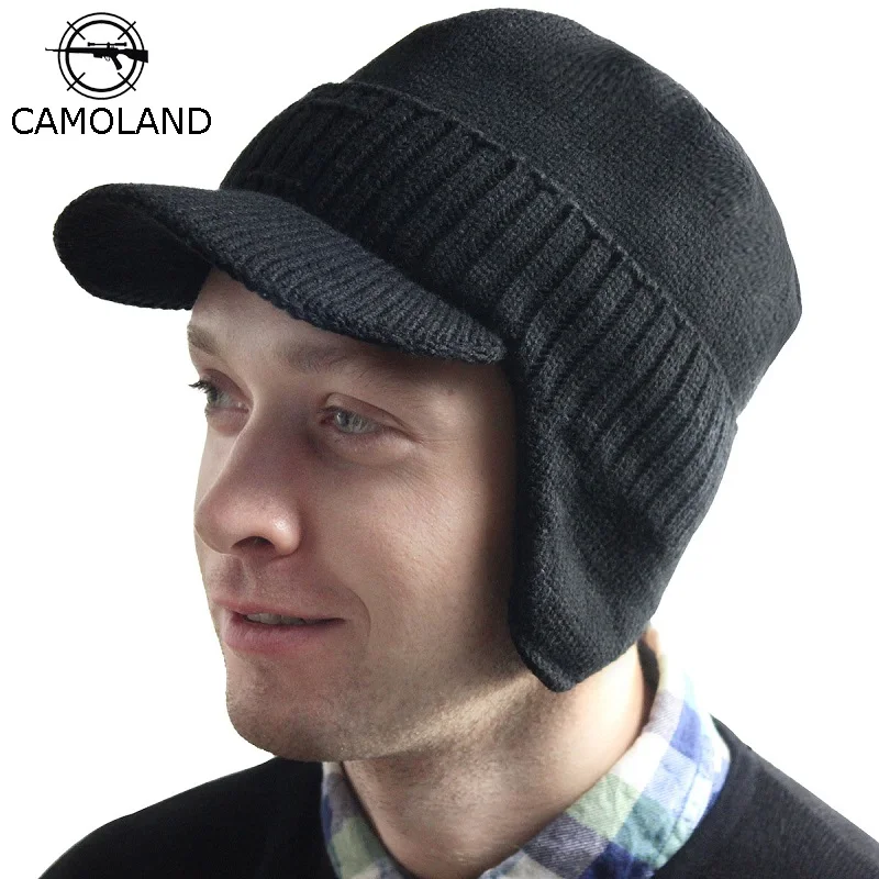 CAMOLAND Winter Hat Skullies Scarf Set Men Women Knitted Scarf Cap Balaclava Warm Fleece Fur Earflap Cap Male Brim Visor Beanies
CAMOLAND Winter Hat Skullies Scarf Set Men Women Knitted Scarf Cap Balaclava Warm Fleece Fur Earflap Cap Male Brim Visor Beanies