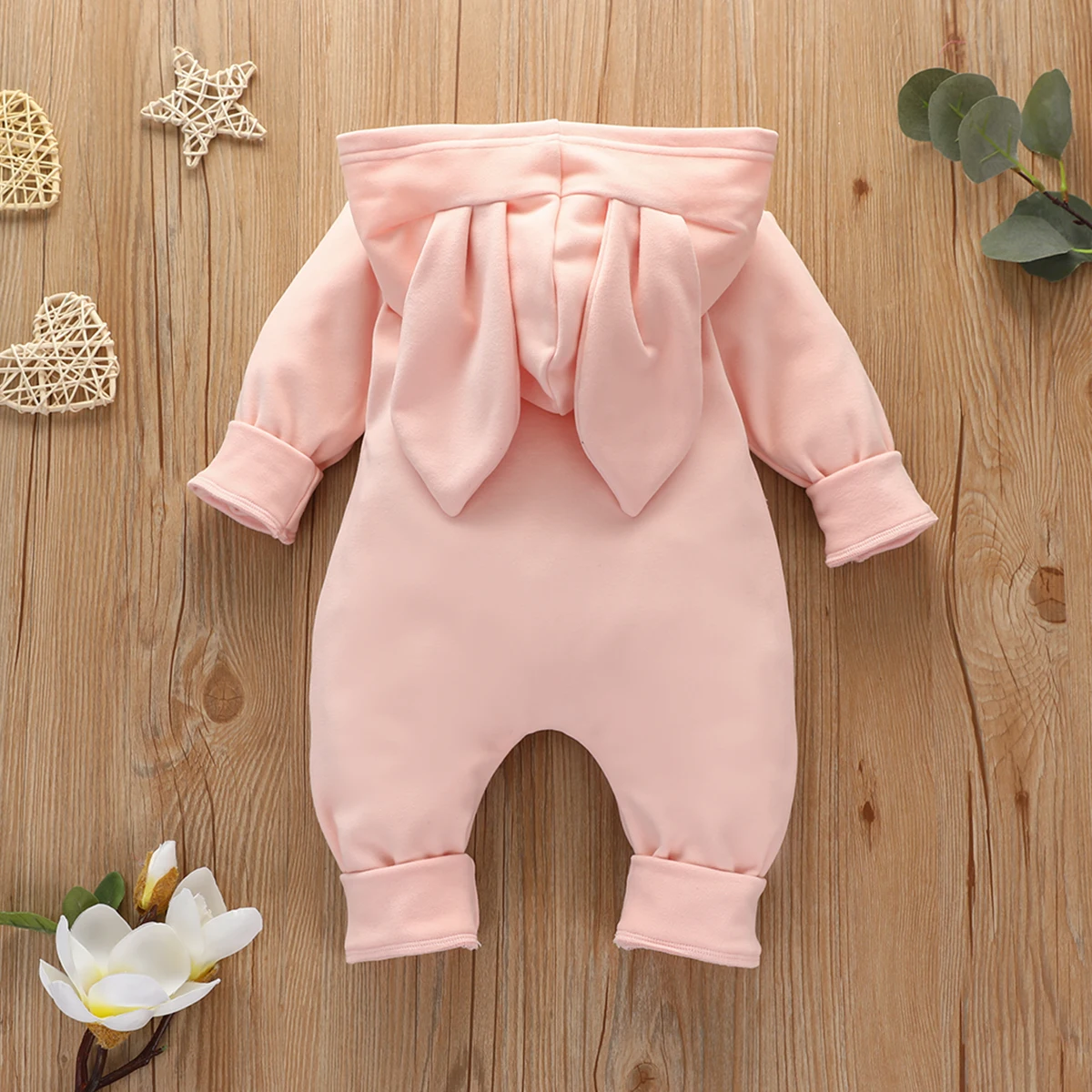 100% Cotton 2020 Fall Winter Newborn Baby Rabbit Ears Long Sleeve Jumpsuit Cute Hooded Solid Color Boys Girls
100% Cotton 2020 Fall Winter Newborn Baby Rabbit Ears Long Sleeve Jumpsuit Cute Hooded Solid Color Boys Girls