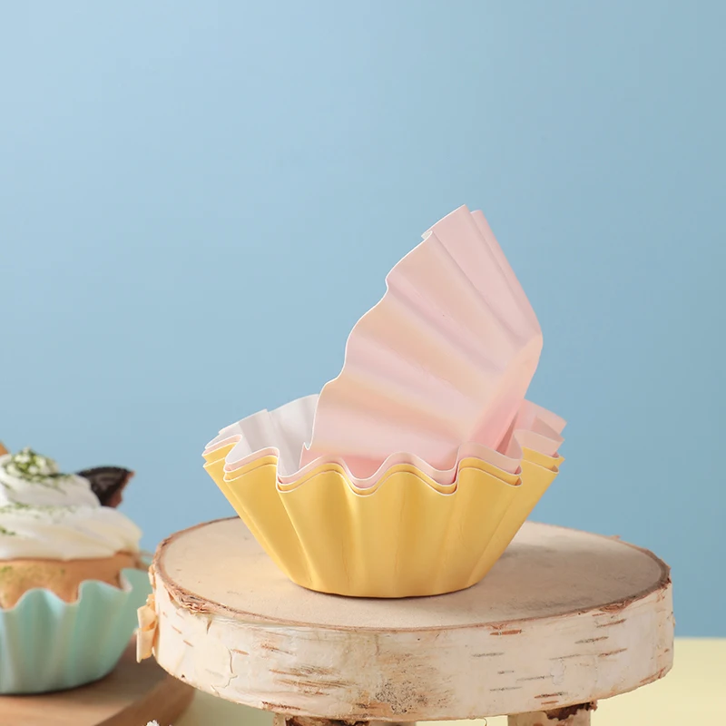 50Pcs Baking Paper Cupcake Liners Purple/Yellow/Pink/Green/Blue/Brown Baking Muffin Cup Cake Wrappers Case Holder
50Pcs Baking Paper Cupcake Liners Purple/Yellow/Pink/Green/Blue/Brown Baking Muffin Cup Cake Wrappers Case Holder