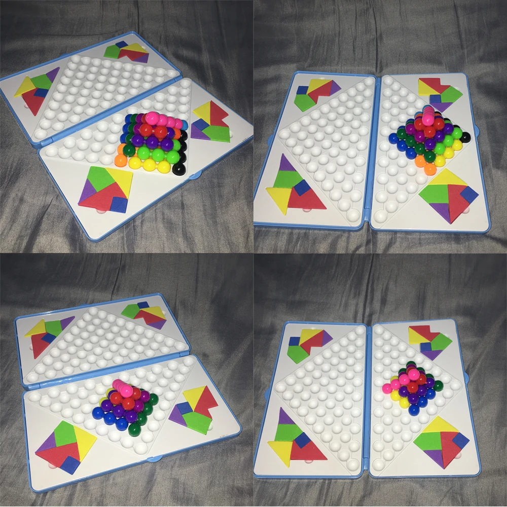 IQ Puzzle Children's Development Intelligence Early Educational Jigsaw Puzzle Magic Beads Boxed Building Pyramid Color Shape
IQ Puzzle Children's Development Intelligence Early Educational Jigsaw Puzzle Magic Beads Boxed Building Pyramid Color Shape