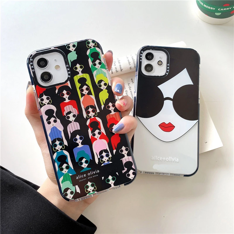 Korea Olivia Girl Trend Fashion Glasses Soft Silicone Phone Case for Iphone 12 Pro MiNi 7 8 X XS XR MAX 11 Plus SE 6S Cover Capa
Korea Olivia Girl Trend Fashion Glasses Soft Silicone Phone Case for Iphone 12 Pro MiNi 7 8 X XS XR MAX 11 Plus SE 6S Cover Capa