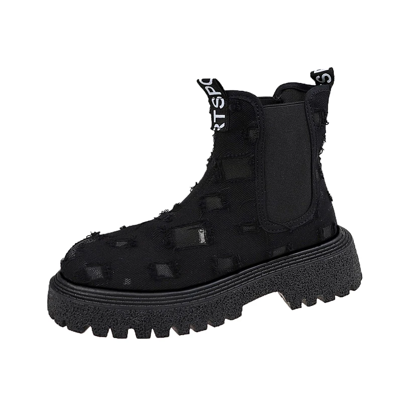 Korean Style Canvas Ankle Martin Boots 221 Autumn Thick-soled Flats Platform Short-tube Short Boot White Hollow Cool Boots Shoes
Korean Style Canvas Ankle Martin Boots 221 Autumn Thick-soled Flats Platform Short-tube Short Boot White Hollow Cool Boots Shoes