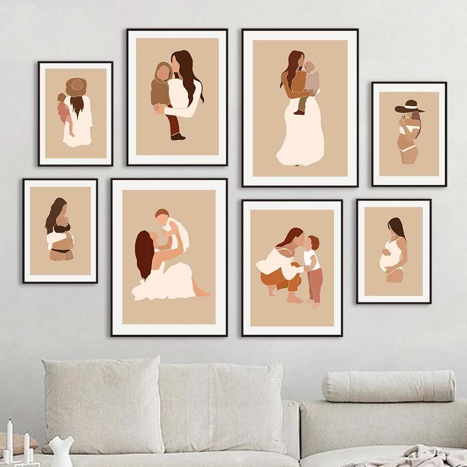 Pregnant Mommy Baby Wall Art Canvas Painting Mother Child Nordic Posters And Prints Wall Pictures For Kids Room Decor Bedroom
Pregnant Mommy Baby Wall Art Canvas Painting Mother Child Nordic Posters And Prints Wall Pictures For Kids Room Decor Bedroom