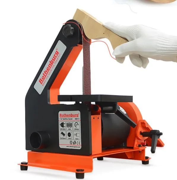 Woodworking belt machine metal grinding and polishing 350W copper motor knife chamfering | Инструменты