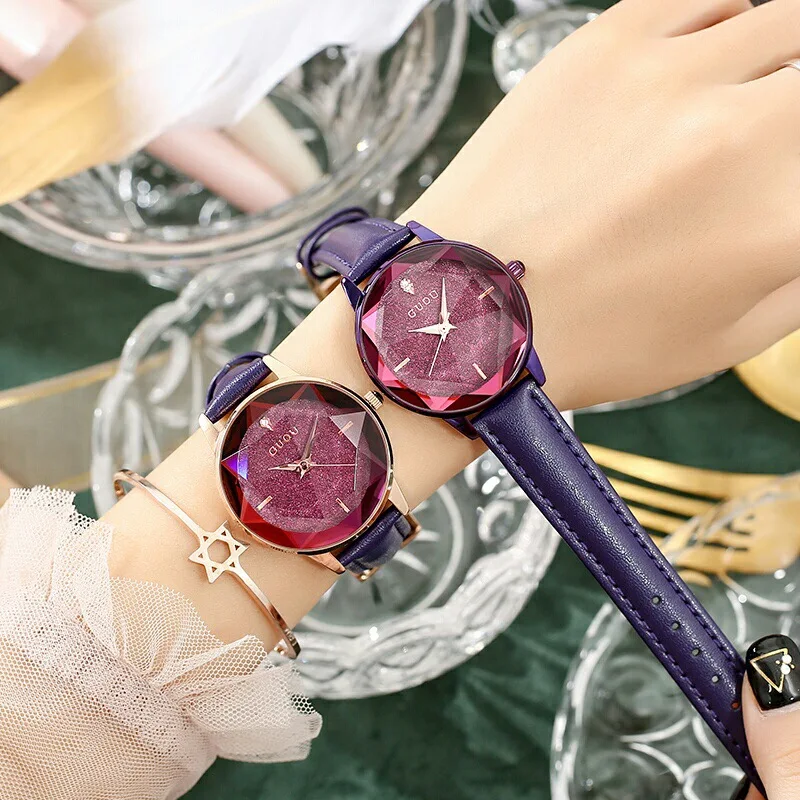 Facet Glass Shining Stars Watches for Women Real Leather Strap Wrist watch Starry Face Water Resistance Students Watches Quartz
Facet Glass Shining Stars Watches for Women Real Leather Strap Wrist watch Starry Face Water Resistance Students Watches Quartz