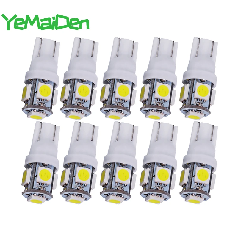 10 светодиодный т. светодиодные лампы T10 12 в 7000K 5050 5 SMD 5W5 W5W|Сигнальная лампа| |