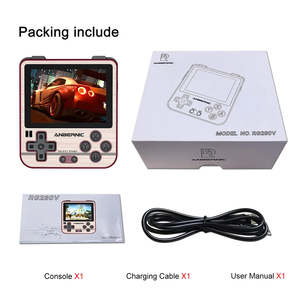 ANBERNC RG280V Adults Handheld Mini Gaming Player Pocket Retro Game Console 16GB 32GB Open Sourse System Handheld Gaming Player
ANBERNC RG280V Adults Handheld Mini Gaming Player Pocket Retro Game Console 16GB 32GB Open Sourse System Handheld Gaming Player