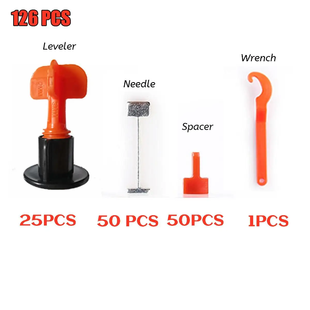 126Pcs Upgrade Alignment Level Wedges Tile Spacers For Flooring Wall Tile Spacer Tile Leveling System Leveler Locator Spacers
126Pcs Upgrade Alignment Level Wedges Tile Spacers For Flooring Wall Tile Spacer Tile Leveling System Leveler Locator Spacers