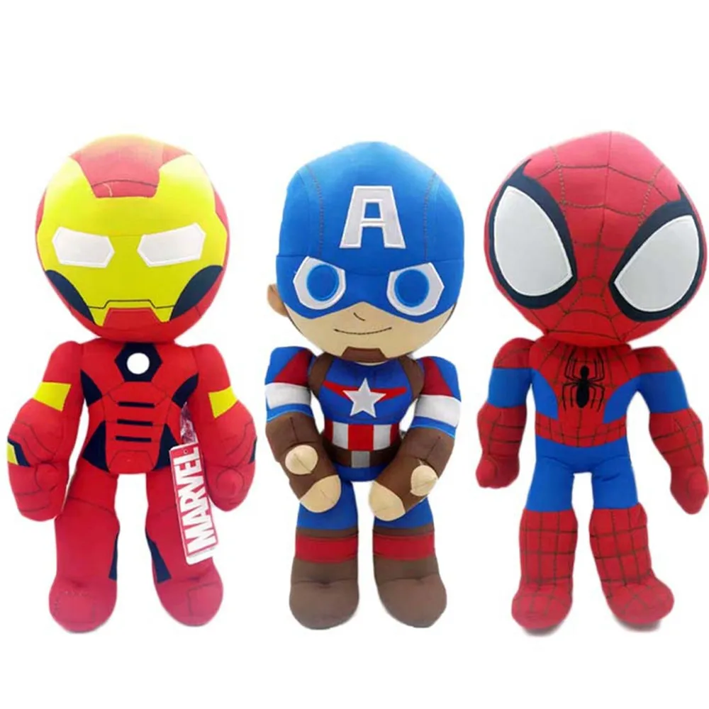 40cm Marvel's The Avengers Plush Stuffed Doll Cartoon Spider Man Iron Man Captain America Plush Toy Christmas Gifts Kids Toys
40cm Marvel's The Avengers Plush Stuffed Doll Cartoon Spider Man Iron Man Captain America Plush Toy Christmas Gifts Kids Toys