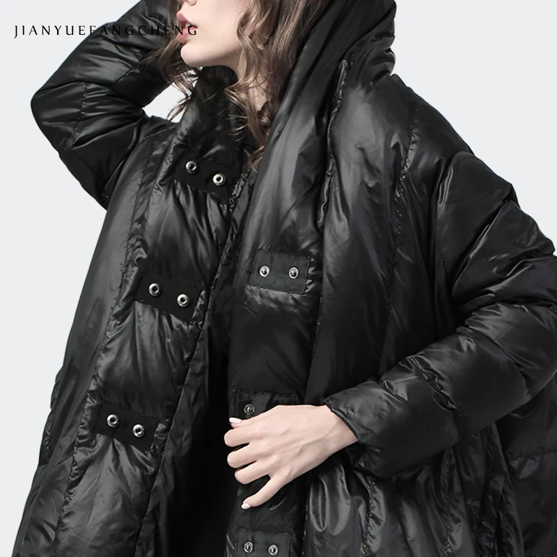 Fashion Contour Knee-Length Down Jacket Women Winter New White Duck Down Loose Warm Thicken Long Cloak Coat Bread Clothing
Fashion Contour Knee-Length Down Jacket Women Winter New White Duck Down Loose Warm Thicken Long Cloak Coat Bread Clothing