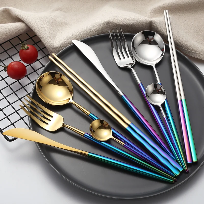 Fashion Design Tableware Dinner Sets Dishes Art Creativity Cutlery Set Royal Supplies Sztucce Zestaw Dining Table Decor BK50DC
Fashion Design Tableware Dinner Sets Dishes Art Creativity Cutlery Set Royal Supplies Sztucce Zestaw Dining Table Decor BK50DC