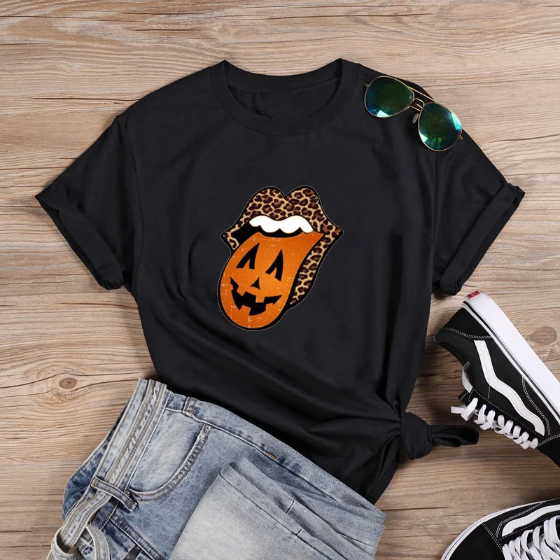 Pumpkin Funny T Shirt Women Tops Fashion Summer Short Sleeve O-neck Cotton Women Loose Camiseta Mujer Casual Tee Shirt Femme
Pumpkin Funny T Shirt Women Tops Fashion Summer Short Sleeve O-neck Cotton Women Loose Camiseta Mujer Casual Tee Shirt Femme