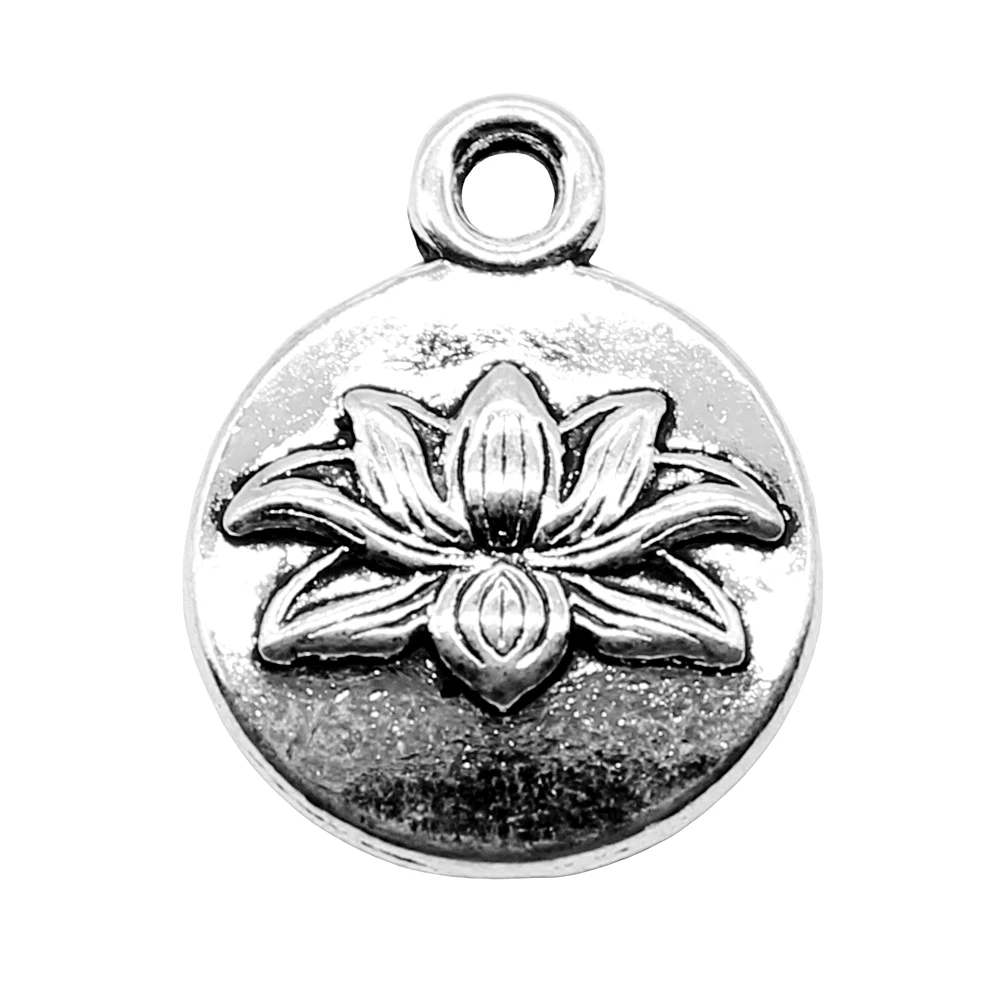 20pcs Charms lotus 13x16mm Antique Silver Color Pendant lotus Charms For Jewelry Making Jewelry Findings
20pcs Charms lotus 13x16mm Antique Silver Color Pendant lotus Charms For Jewelry Making Jewelry Findings