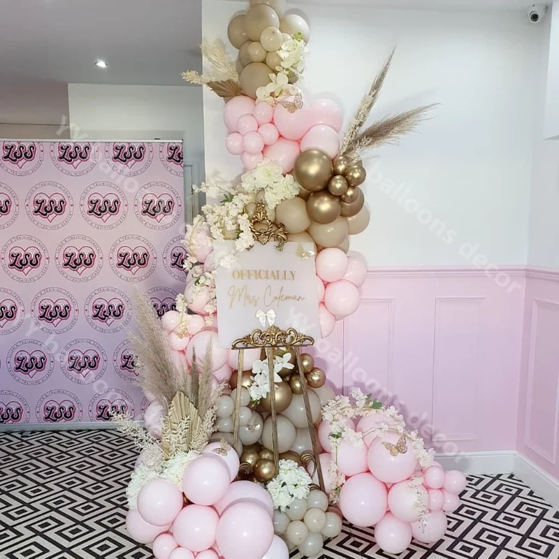 DIY Global Balloon Arch Garland Baby Shower Macaron Pink Double Layer Blush sandy white Wedding Supplie Gender Reveal Decoration
DIY Global Balloon Arch Garland Baby Shower Macaron Pink Double Layer Blush sandy white Wedding Supplie Gender Reveal Decoration