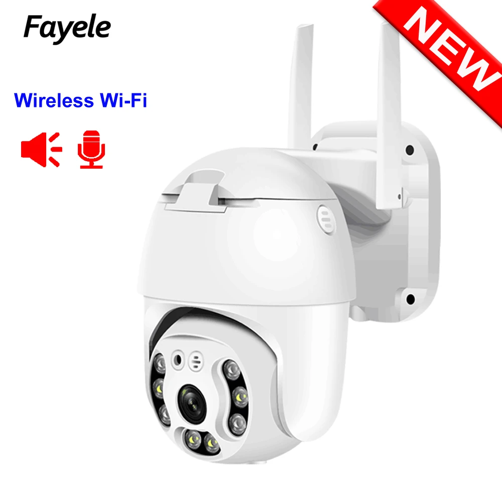 Беспроводная WiFi HD 1080P PTZ IP камера наружная 2MP домашняя наблюдения AI CCTV Обнаружение