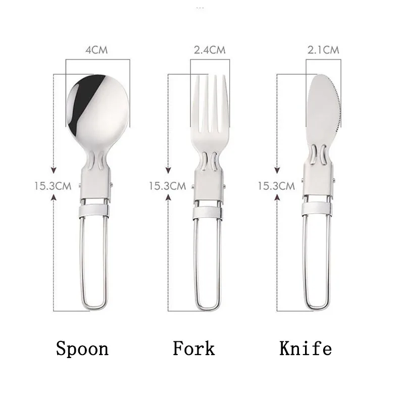 Stainless steel Folding Spoon Spork Outdoor Tableware Travel Camping Cookware Lightweight Folded Flatware For Camping Picnic
Stainless steel Folding Spoon Spork Outdoor Tableware Travel Camping Cookware Lightweight Folded Flatware For Camping Picnic