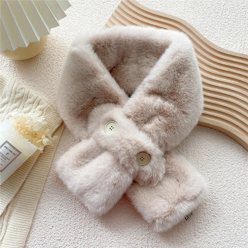 Winter Cross Plush Scarf Women Plush Scarf Fashion Solid Color Scarf Lady Thick Warm Neck Scarves Girls Winter Soft Scarves Gift 
Winter Cross Plush Scarf Women Plush Scarf Fashion Solid Color Scarf Lady Thick Warm Neck Scarves Girls Winter Soft Scarves Gift