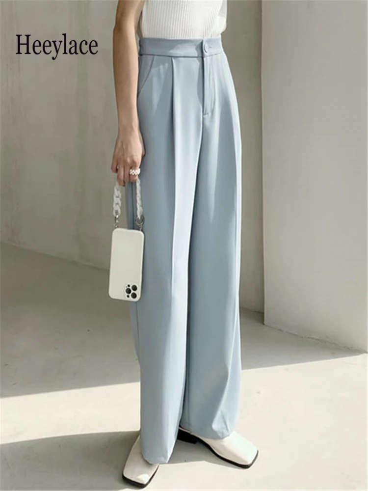 2021 New Spring Autumn Women Casual High Waist Long Pants Female Trousers Outwear Stright Elegant Female Lady Wide Leg Pants
2021 New Spring Autumn Women Casual High Waist Long Pants Female Trousers Outwear Stright Elegant Female Lady Wide Leg Pants