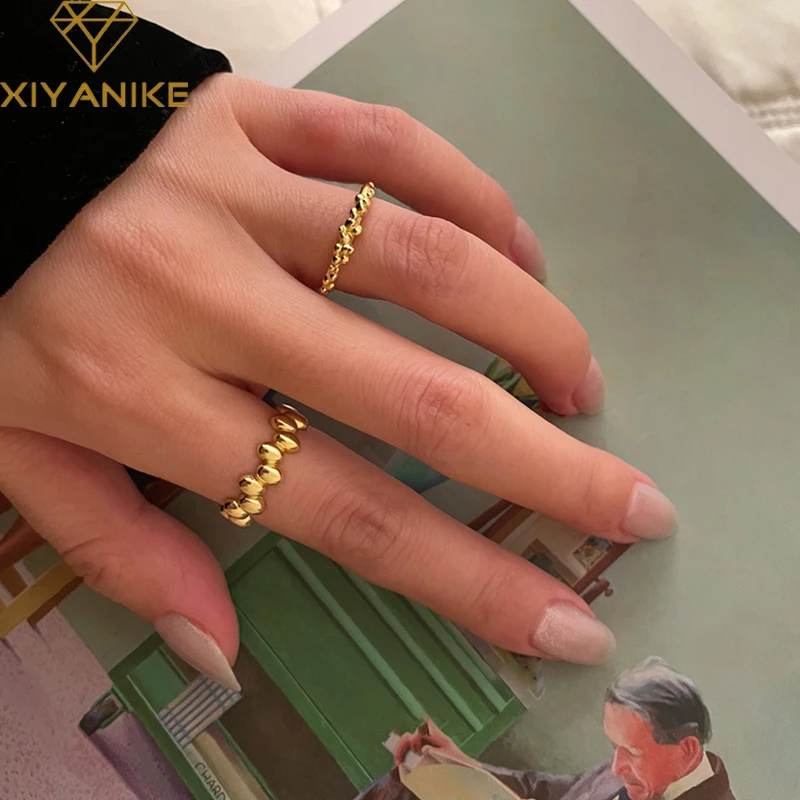 XIYANIKE Silver Color Uneven Irregular Peas Ring Female Fashion Retro Temperament Smooth Hypoallergenic Accessories Gift
XIYANIKE Silver Color Uneven Irregular Peas Ring Female Fashion Retro Temperament Smooth Hypoallergenic Accessories Gift