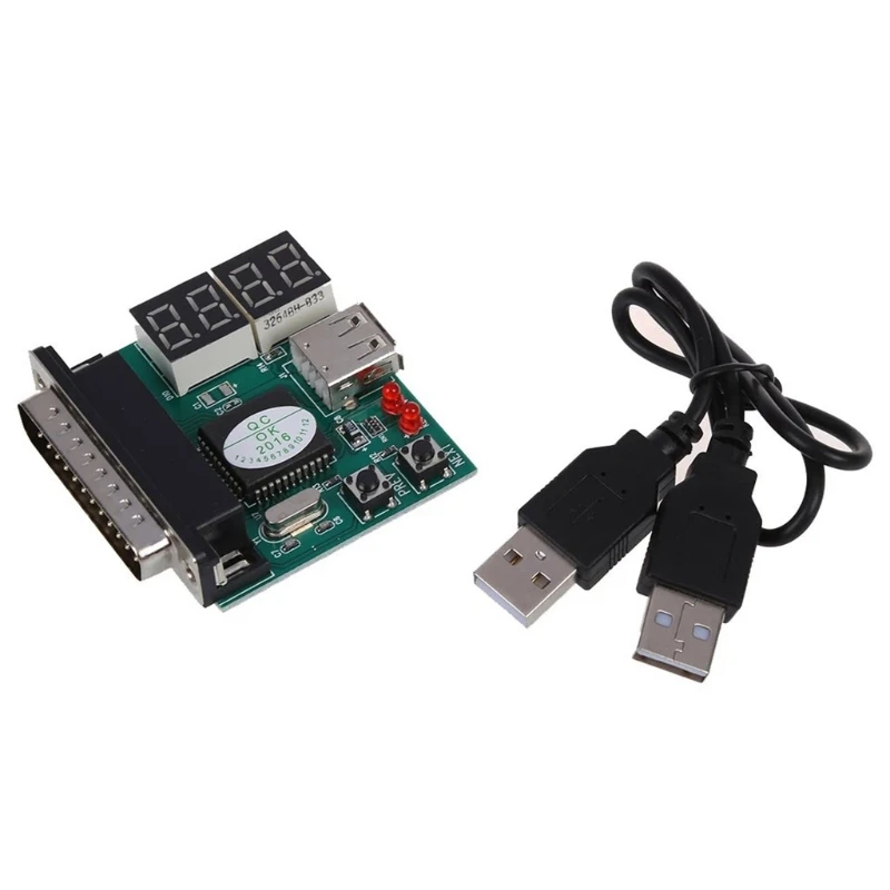 Комплект для анализатора материнской платы компьютера, USB диагностическая карта с параллельным портом
Комплект для анализатора материнской платы компьютера, USB диагностическая карта с параллельным портом