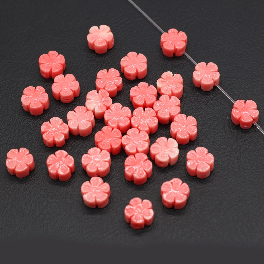 2021 Best-selling New Product Pink Petal-shaped Coral Through-hole Beads Making DIY Bracelet Necklace Crafts Size 10mm10pcs/pack 
2021 Best-selling New Product Pink Petal-shaped Coral Through-hole Beads Making DIY Bracelet Necklace Crafts Size 10mm10pcs/pack