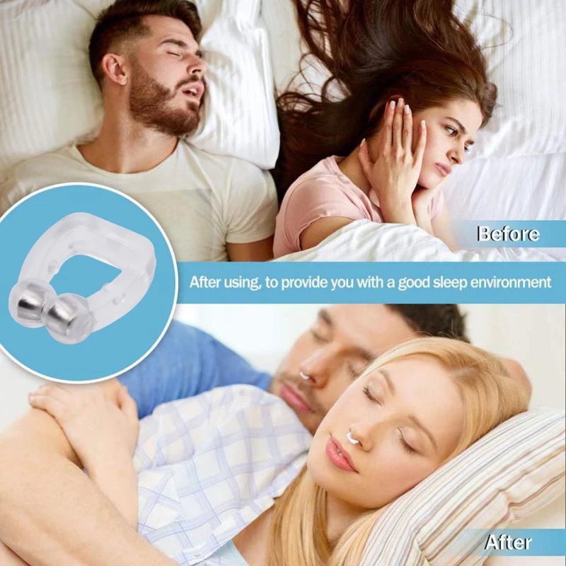 Snore Stopper Silent Sleep Silicone Nose Clip Magnetic Anti Snore Non Snoring Solution Aid For Sleeping
Snore Stopper Silent Sleep Silicone Nose Clip Magnetic Anti Snore Non Snoring Solution Aid For Sleeping